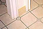 8x8 inches Ceramic Tile with 2x2 inches diamonds